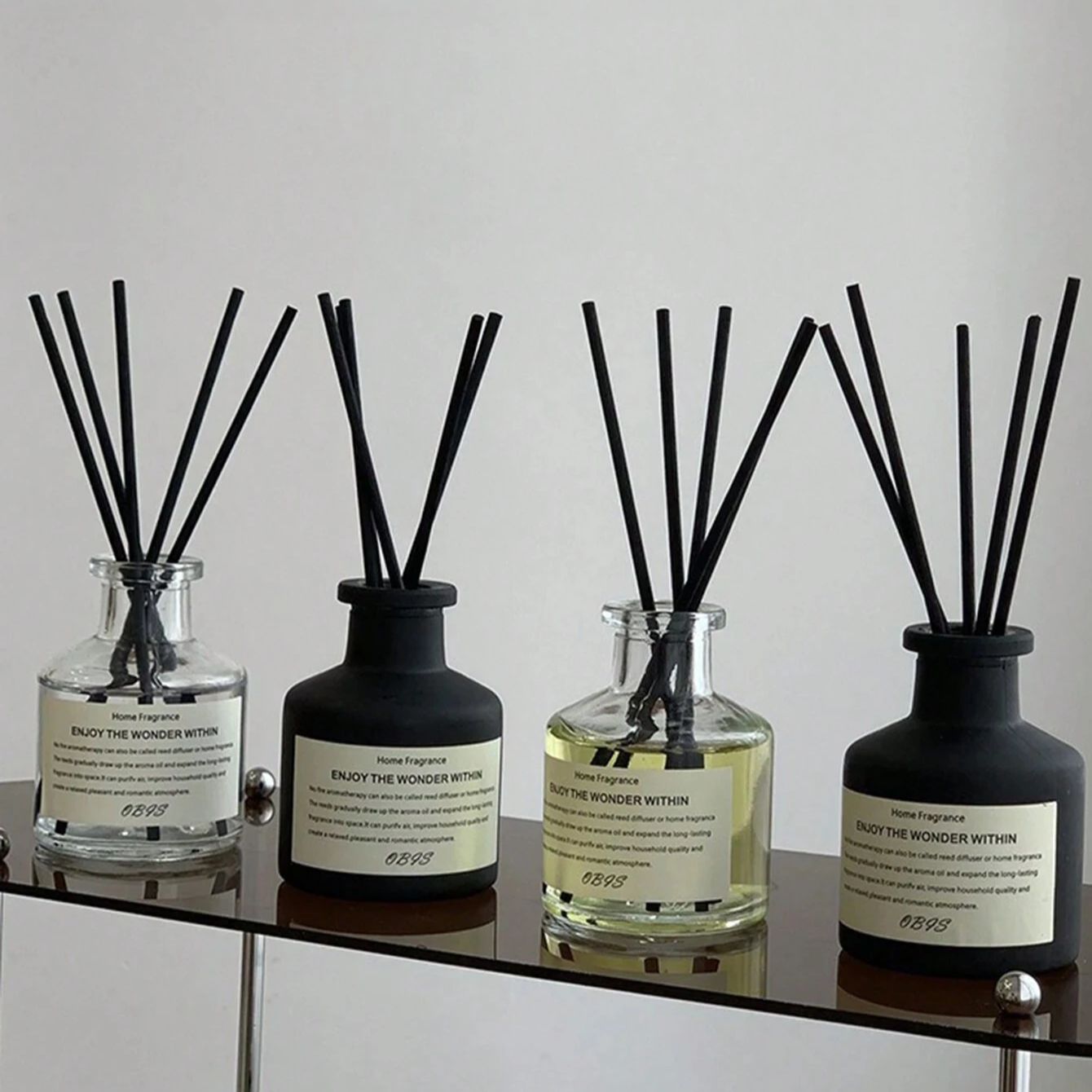 Home Fragrance Jasmine Diffuser - 50ml Flameless Home Fragrance Room Flameless