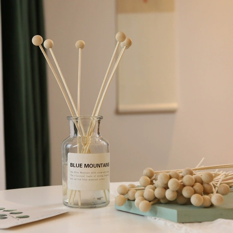 Home Fragrance Stick - 30Pcs/Lot Fireless Wood Ball Aroma Reed