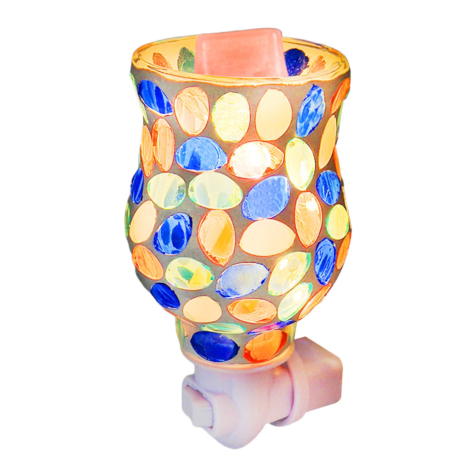 Home Fragrance Diffuser Electric - Mosaic Glass Plug in Wax Melt