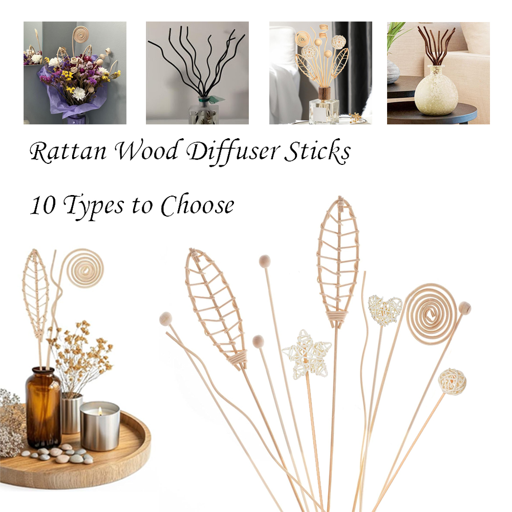 5/15Pcs Long Wavy Rattan Reed  - Home Fragrance Refill recension och pris