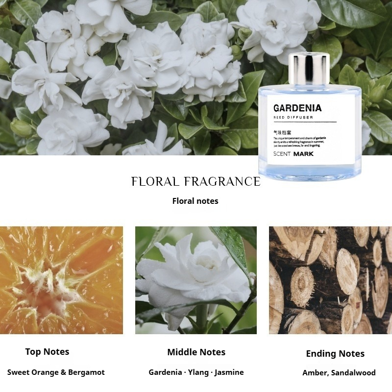 50ml Reed Diffuser Sets Rose L - Home Fragrance Jasmine Diffuser recension och pris
