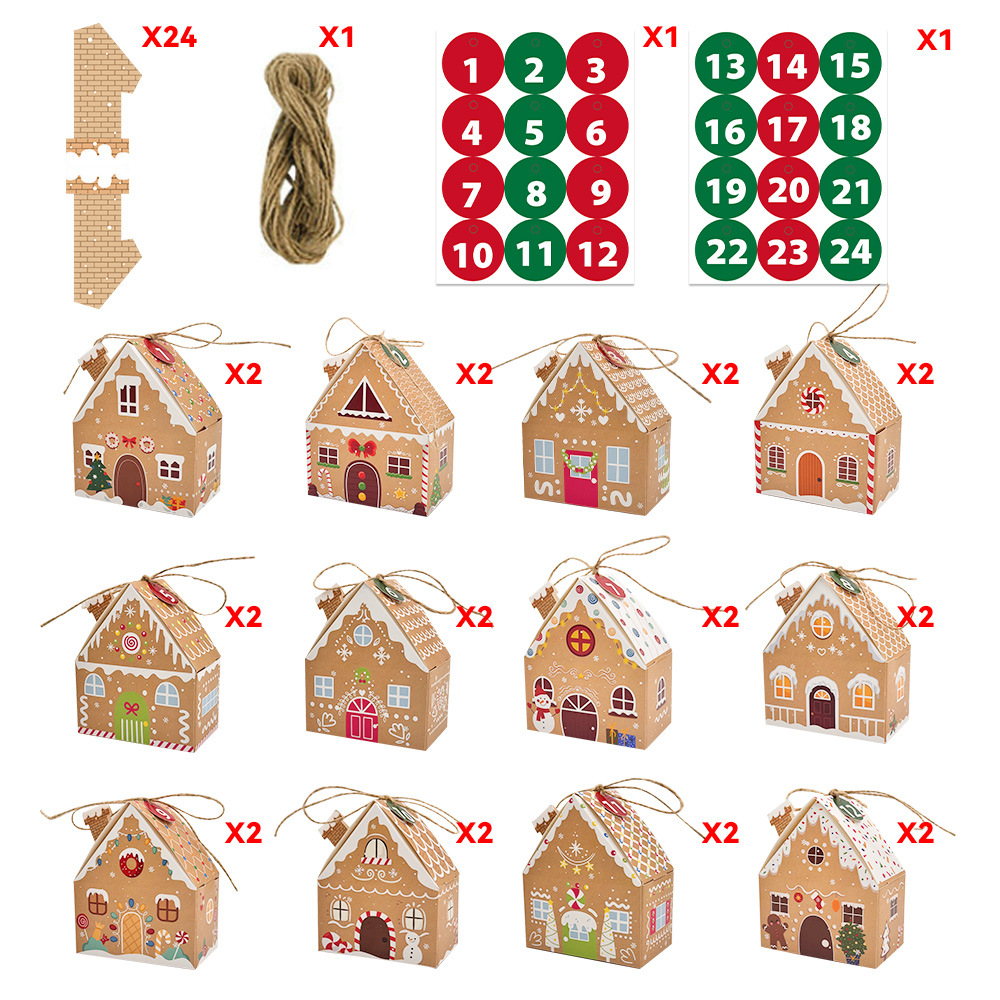 24Pcs Christmas Gingerbread Tr - Home Fragrance Gingerbread recension och pris