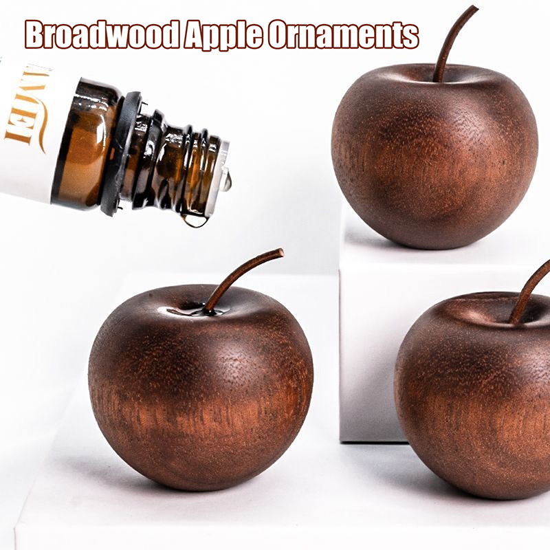 1/3 Set Of Wooden Apple Shaped - Home Fragrance Set recension och pris