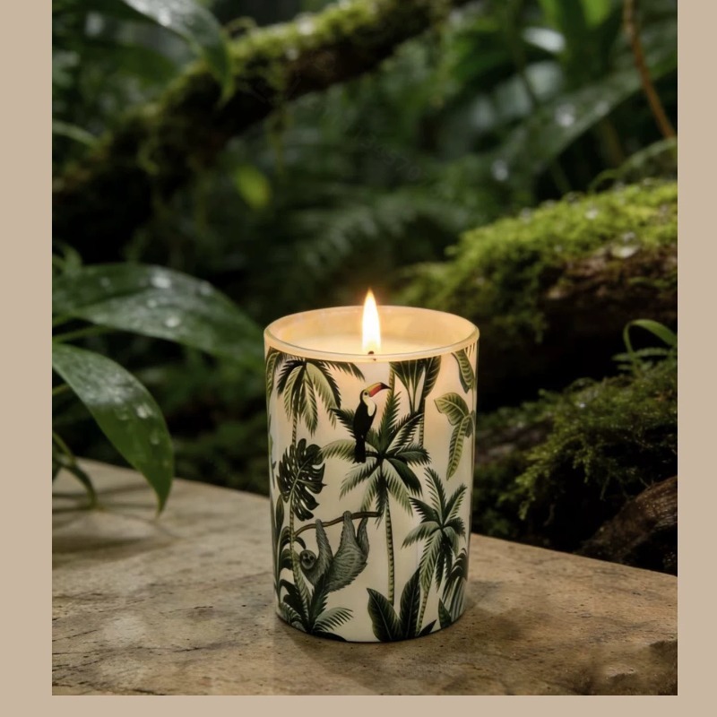 Glass Jar Soy Wax Scented Cand - Home Fragrance Gift Box recension och pris