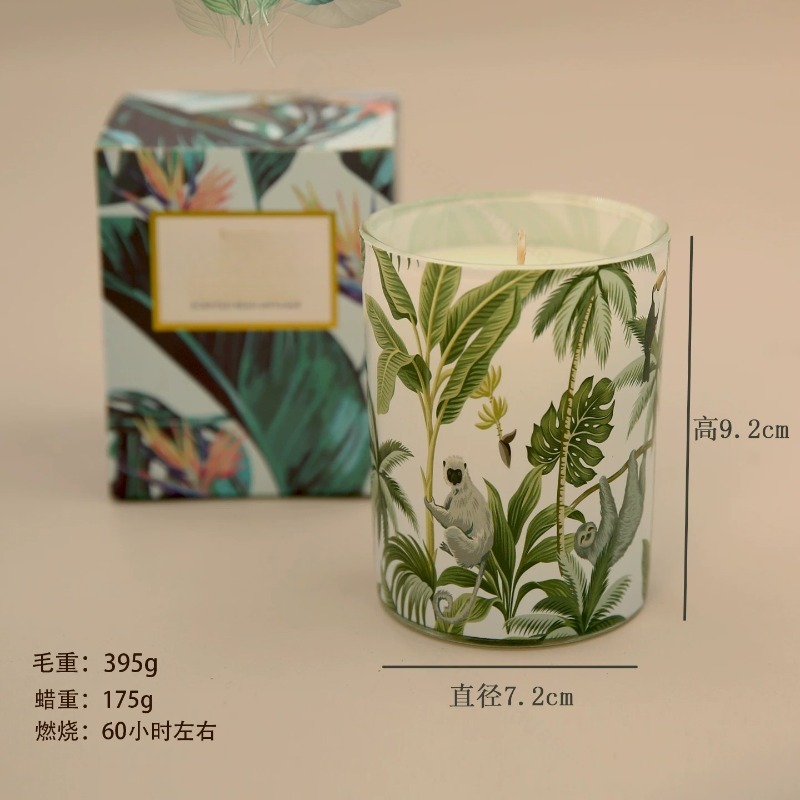 Glass Jar Soy Wax Scented Cand - Home Fragrance Gift Box recension och pris
