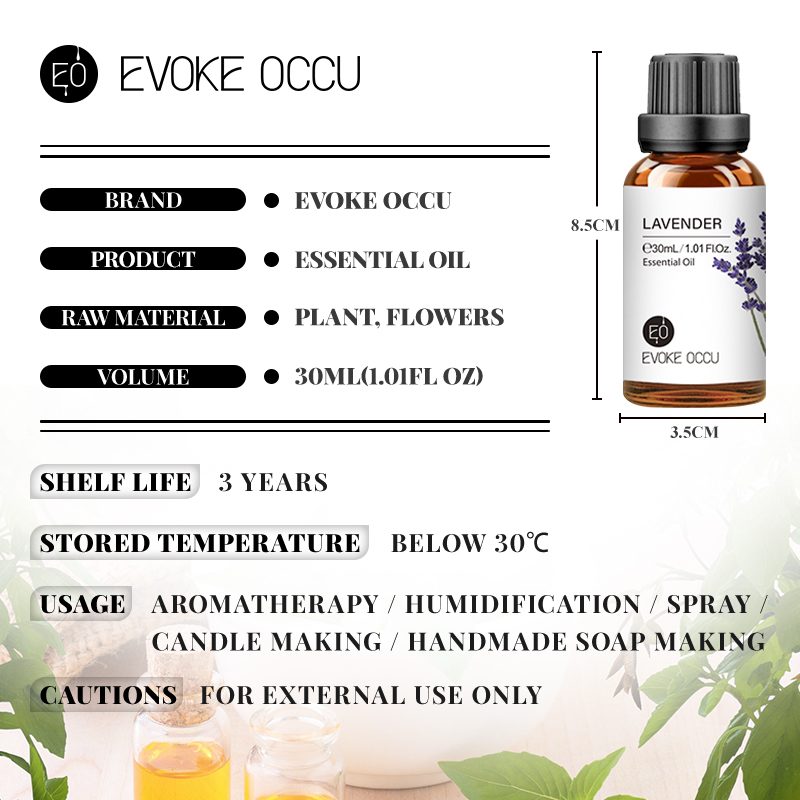 EVOKE OCCU Lavender Essential  - Home Fragrance Jasmine Diffuser recension och pris