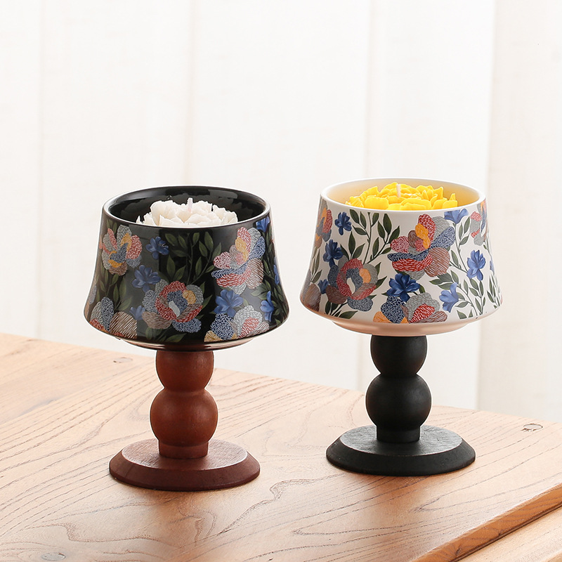 Iris Goblet Wooden Bottom Cand - Home Fragrance Iris recension och pris