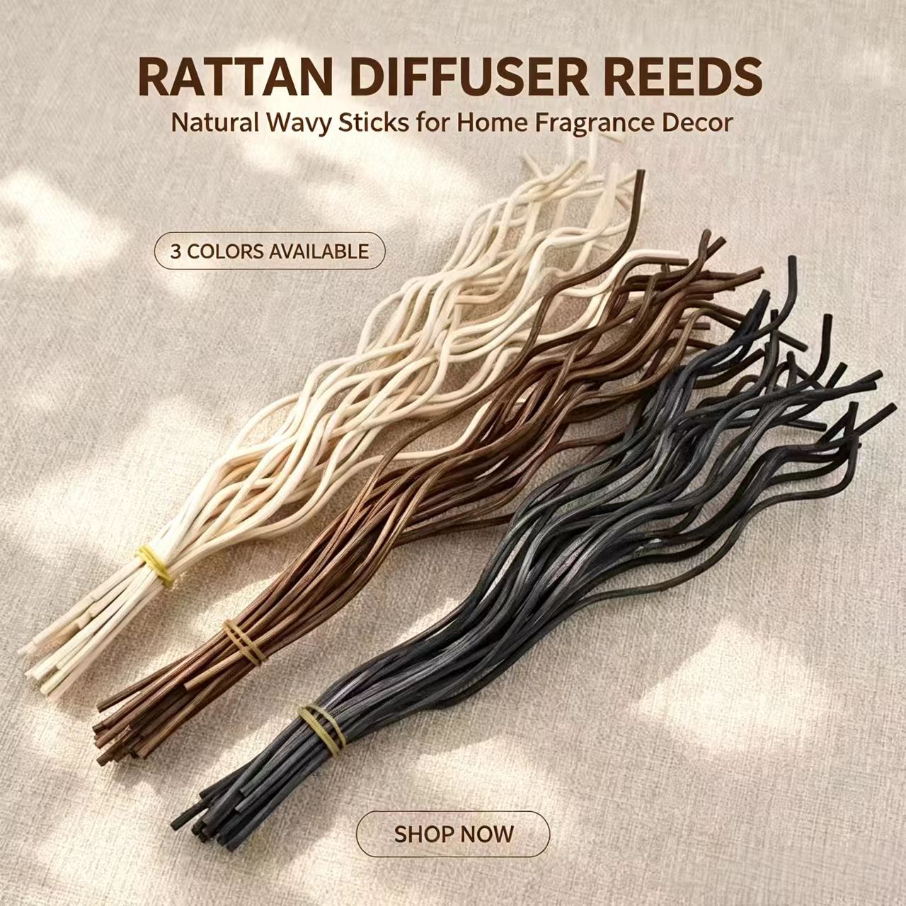 20Pcs Long Wavy Rattan Reed Di - Home Fragrance Refill recension och pris