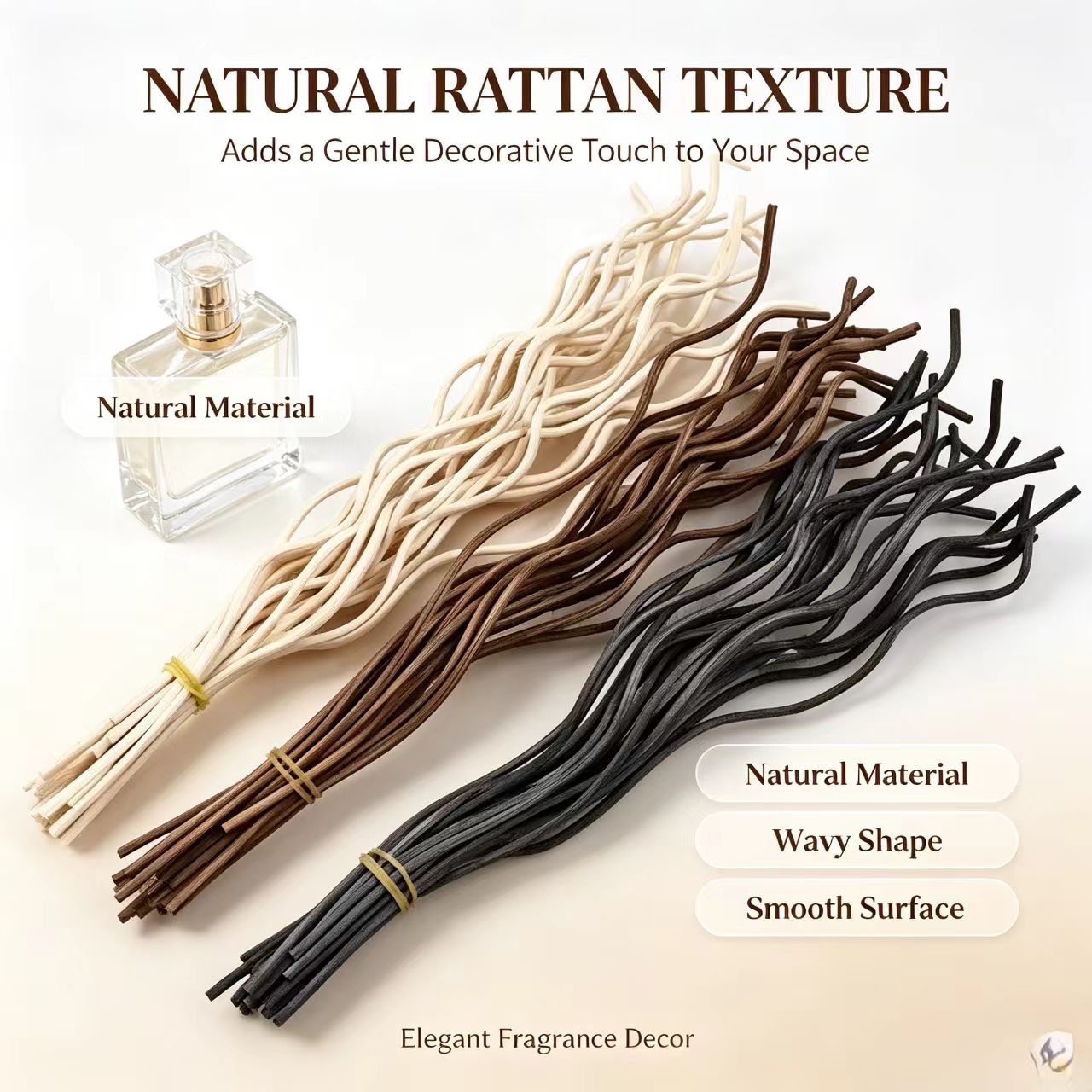 20Pcs Long Wavy Rattan Reed Di - Home Fragrance Refill recension och pris