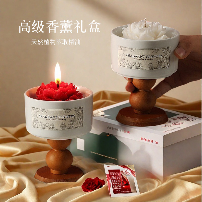 High-end Camellia Scented Cand - Home Fragrance Gift Box recension och pris