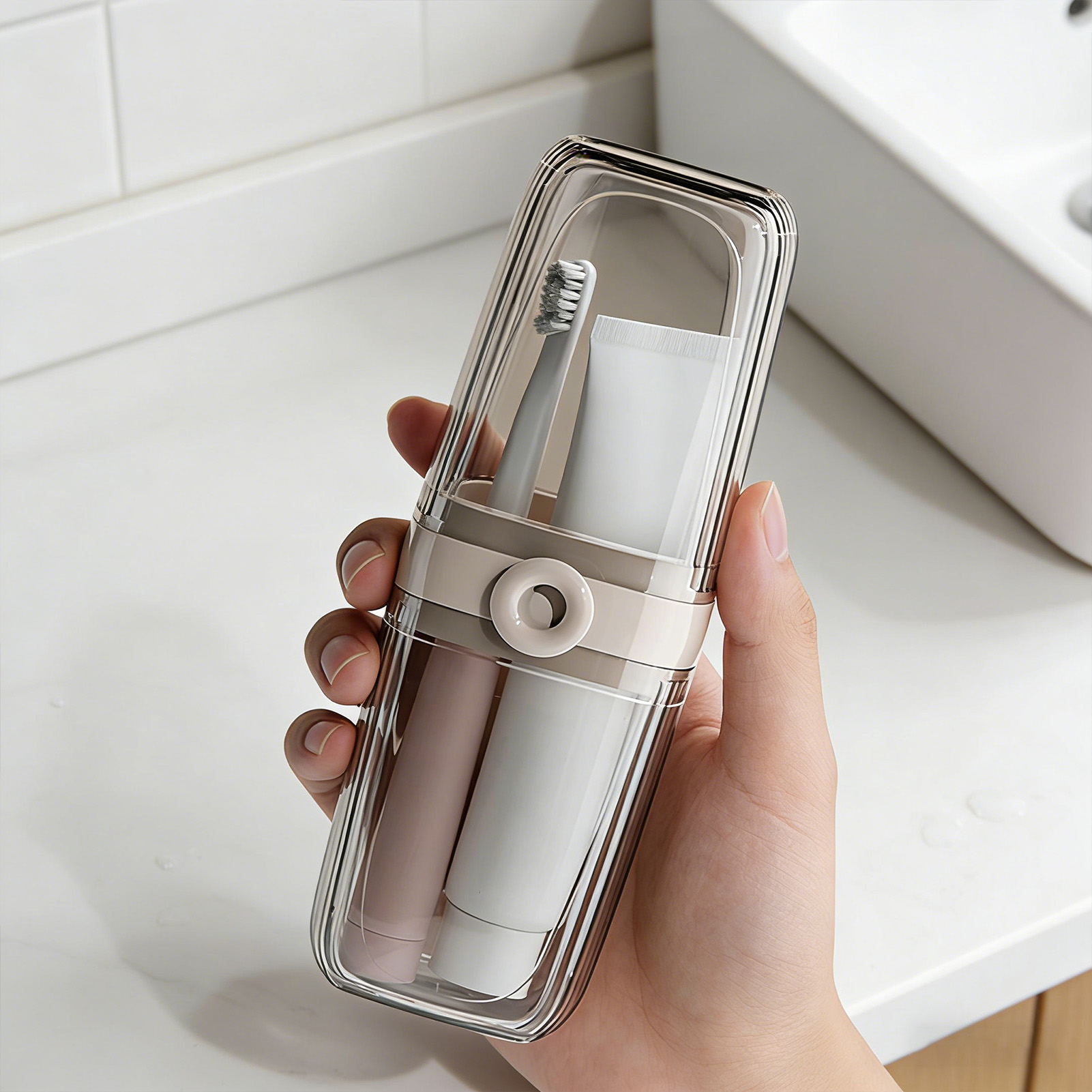 Portable Mouthwash Cup Soap Bo - Home Fragrance Types recension och pris