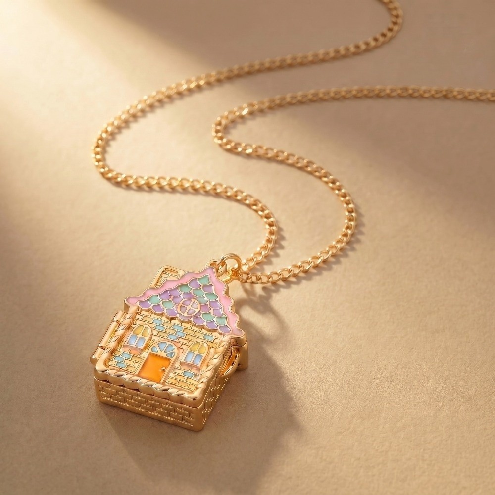 Colorful Gingerbread House Nec - Home Fragrance Gingerbread recension och pris