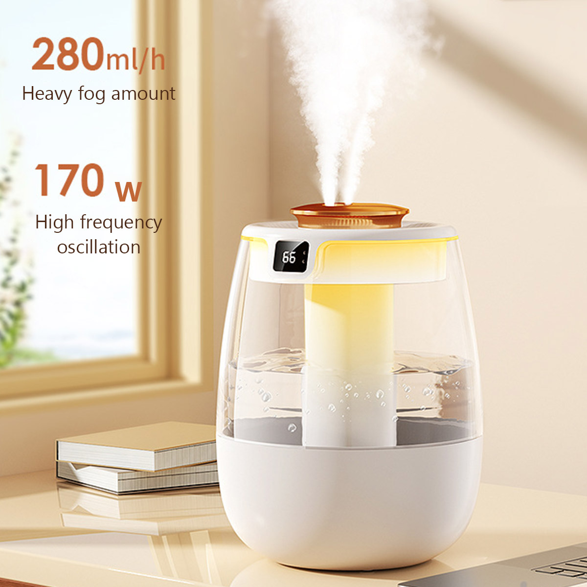 1.3L Air Humidifier Double Spr - Home Fragrance Organic recension och pris