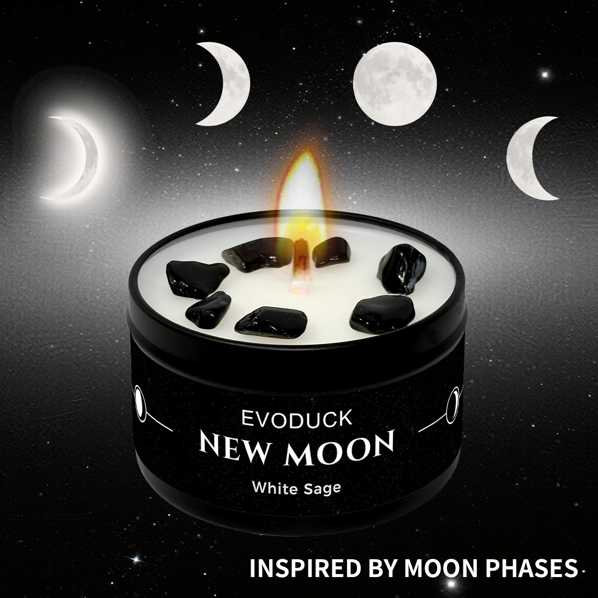 4PCS Moon Phase Crystal Scente - Home Fragrance Gift Set Rituals recension och pris