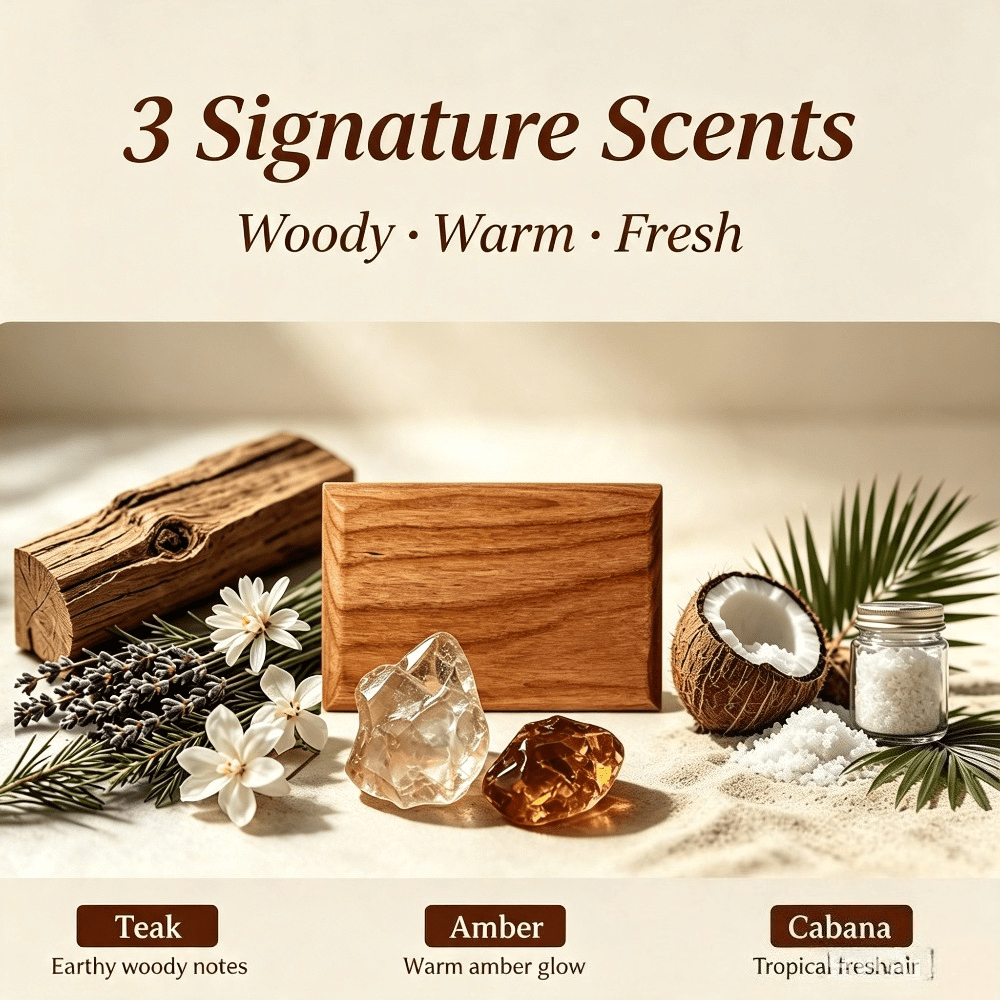 Car Air Freshener Teak Amber O - Home Fragrance Set recension och pris
